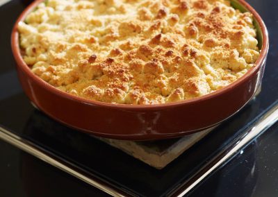 François Motte fait un Crumble salé pour USM