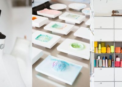 École Duperré, Paris. Mobilier USM Haller