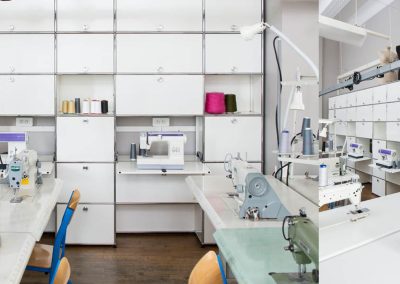 École Duperré, Paris. Mobilier USM Haller Atelier couture