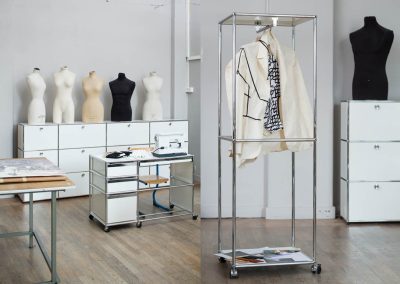 École Duperré, Paris. Mobilier USM Haller Atelier couture