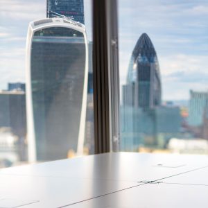 USM Table furniture @ The Office Group | Shard Building | London